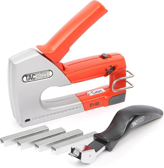 Tacwise 0889 Metal Staple Tacker Kit with Hand Tacker, Staple Remover and 200 Staples (0889)