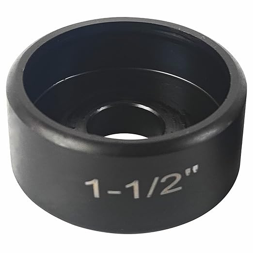 AMZCNC 1-1/2" Conduit Punch and Die for Hydraulic Knock Out Driver 3/4"-16UN Thread ((Conduit Hole Size) 1-1/2")(Actual Hole Size: 1.95")