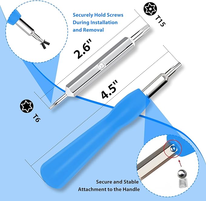 Ring Doorbell Screwdriver for ALL Models Ring Video Doorbell 4-in-1 Doorbell Maintenance Kit
