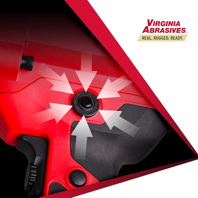 Virginia Abrasives 433-22000 1pc Automatic Clutch Variable Speed Core Drill - Premium Concrete Core Drill Machine for Wall/Brick, Handheld Tool for Efficient Drilling, Power Tool for Pros and DIYers