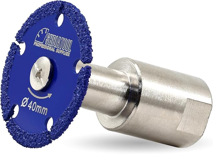 SHDIATOOL Diamond Metal Cutting Saw Blade, 1-9/16-Inch/40mm Mini Circular Saw Disc,Cut-off Wheel for Steel Tube Iron Rebar with 5/8" Flange