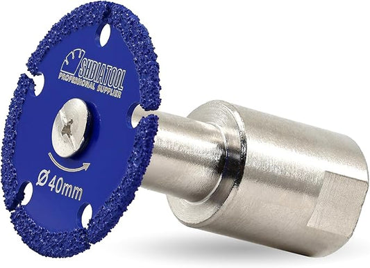 SHDIATOOL Diamond Metal Cutting Saw Blade, 1-9/16-Inch/40mm Mini Circular Saw Disc,Cut-off Wheel for Steel Tube Iron Rebar with 5/8" Flange