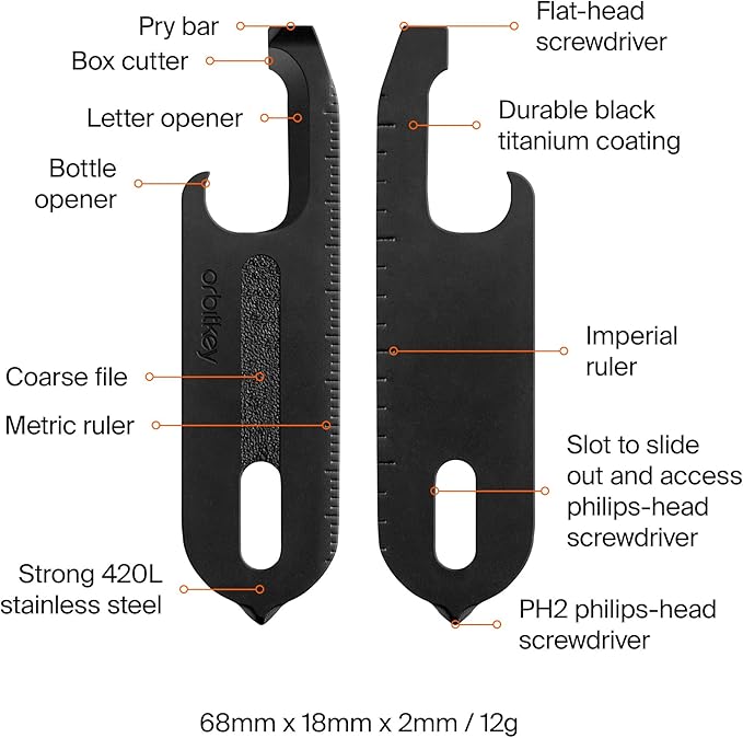 Orbitkey Multi-Tool V2 - Black