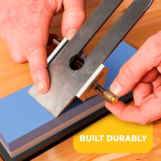 Sharp Pebble Honing Guide - Chisel & Plane Sharpening Jig - Fits Chisels 0.25' to 1.96', Fits Planer Blades 1.41' to 3.22'