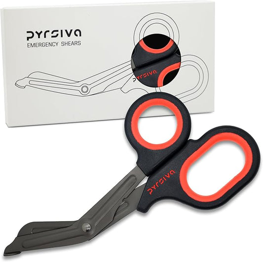 Trauma Shears ??7.5" Fluoride-Coated Stainless Steel Bandage Scissors for Nurses, EMTs & Doctors | Professional Medical Shears for First Responders & Wound Care
