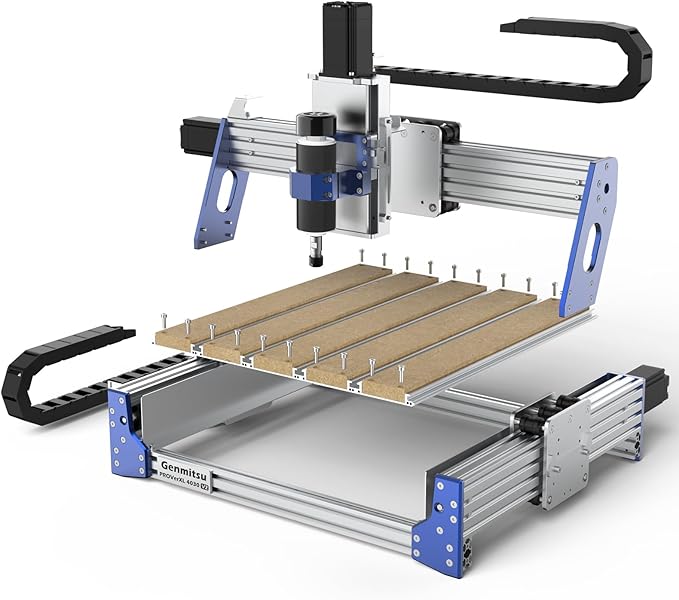 Genmitsu CNC Router Machine PROVerXL 4030 V2, NEMA 23 Closed-Loop Stepper Motor, 3 Axis Milling Machine with 400W Spindle, Fast Speed for Wood Metal Acrylic PCB MDF, Working Area 400 x 300 x 110mm