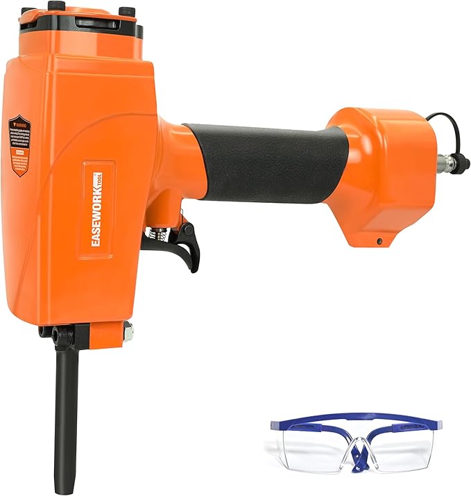 EASEWORK TOOL Pneumatic Nail Remover, Heavy Duty Professional Air Punch Nailer/Nail Remover Tool/Nail Puller, Fast & Labor-Saving Denailer Air Gun Removes 9??6 Gauge Nails for Wood Workpieces, Pallets