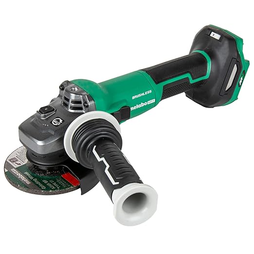 Metabo HPT 36V MultiVolt??Cordless 5-Inch Angle Grinder, Variable Speed, Slide Switch, Tool Only - No Battery, G3613DVEQ6