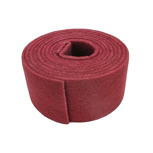 Maroon General Purpose Scuff Pads, Scuffing, Scouring Pad, Sanding, Paint Primer Prep Scratch - Surface Preparation Pad Car Auto Body Woodworking 7447-Premium, 5 Inches*15 Feet