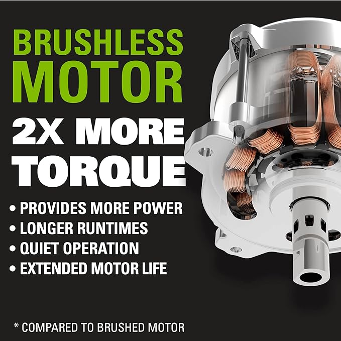 Greenworks 80V Brushless Cordless Yard Tool Combo Kit with 2.0Ah Battery & Rapid Charger ??16" Dual-Line String Trimmer and 500 CFM / 125 MPH Leaf Blower, Variable Speed, 4-Year Warranty