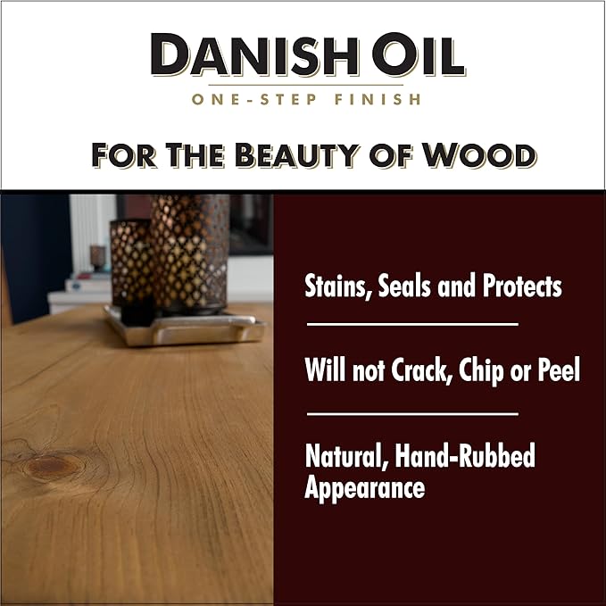 Watco Danish Oil Wood Finish Spray, 11.25 oz, Dark Walnut