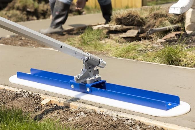 MARSHALLTOWN Eliminator Composite Adapter, Easy Control Adjustment, Concrete Bull Float Bracket, RED705050