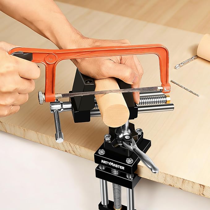 ArtyMaster Vise 4-Inch 360째 Ball Joint Swivel Bench Vise, Heavy Duty Aluminum Clamp-On Workbench Vise with Quick Ratchet Lock, Silicone Jaw Pads, Ideal for Woodworking, Repair & DIY Projects (WT117A)