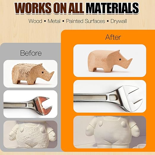 100PCS Professional Micro Detail Sander Kit, 3-in-1 Precision Mini Finger Sander with 60-800 Grit Sandpaper, Small Hand Sanding Blocks Tool for Wood/Furniture/Crafts/Tight Spaces/DIY Projects