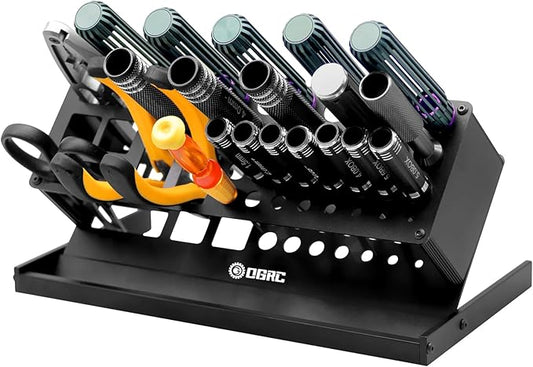 OGRC Screwdriver Storage Rack RC Repair Tool Shelf Screwdriver Organizer Holder Desktop Hand Tool Stand for Hex Cross Screw Driver Tool Kit