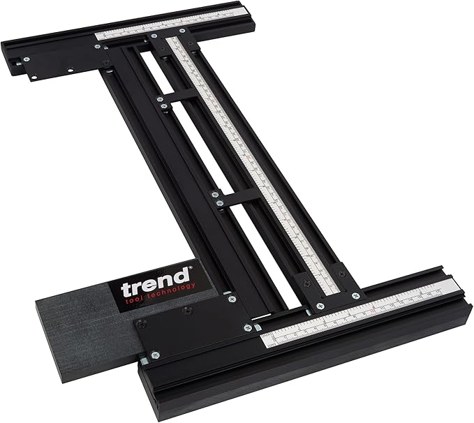 Trend Enterprises Trend Varijig Tenon and Grooving Jig for Precise Routing of Grooves and Tenons, VJS/TG/JIG