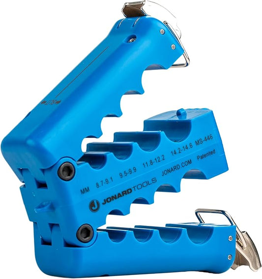 Jonard Tools MS-446 Mid Span Fiber Optic Cable Slit & Ring Tool (8.7 mm-14.6 mm)