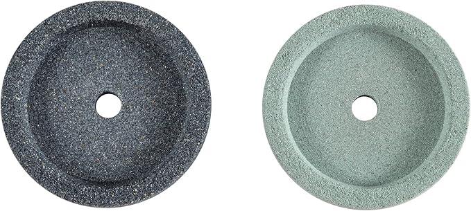 4022060160 Sharpening Stones Grinder Sharpening and Honing Stone Set Fits for Bizerba Slicer All Models, Replaces for 60223401000, 60223401100