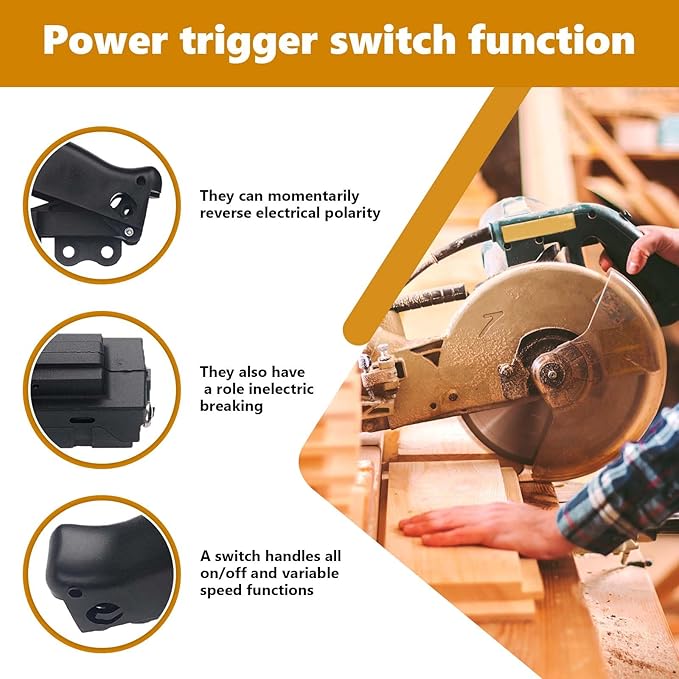 Replacement Part New Miter Saw Trigger Power Switch for Dewalt DW712 DW715 DW716 DW717 DW718 DWS780