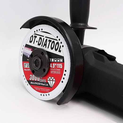 DT-DIATOOL Diamond Cut Off Wheels 4-1/2 x 7/8 for Steel Iron Rebar Metal Cutting Blades for Angle Grinder(2-Pack)
