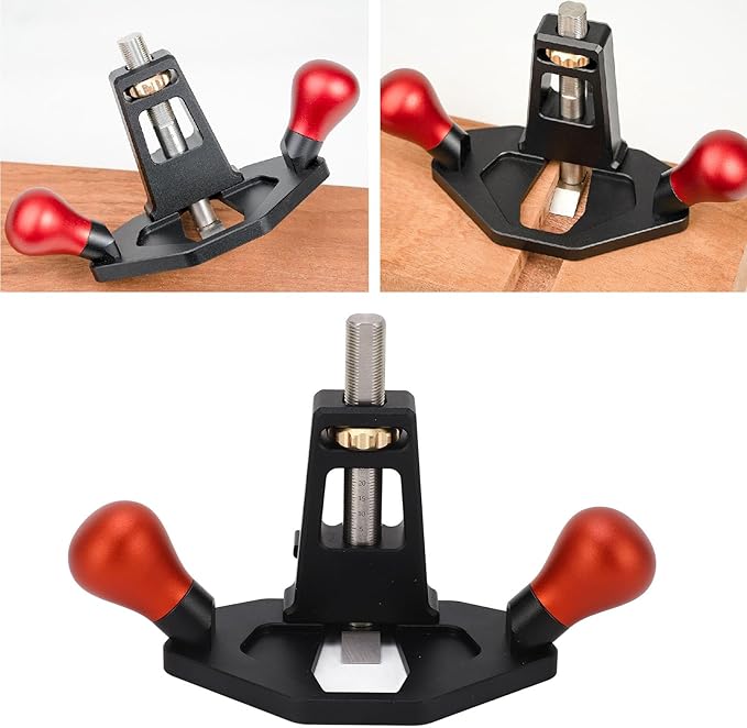 Woodworking Router Plane Hand Planer Router Plane Trimming Hand Planer with Anodic Oxidation Treatment Blade used to trim wood edges