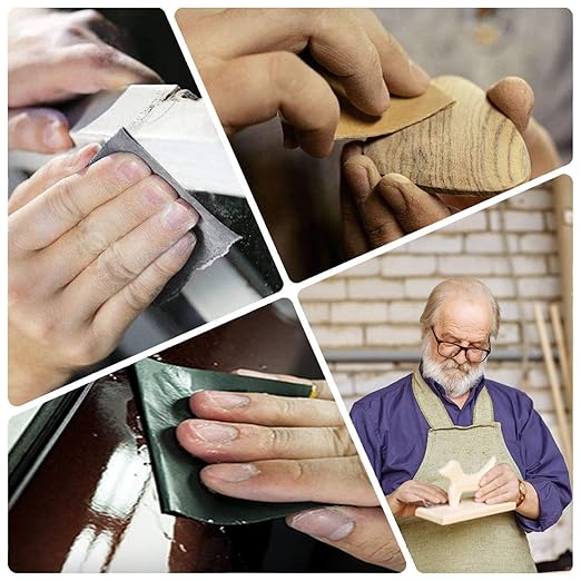 Sandpaper 1000 Grit, Wet Dry Sanding Sheets, High Performance Sand Paper for Wood Furniture Finishing, Metal Grinding, Automotive Polishing, 9 x 11 inches, 15-Sheets