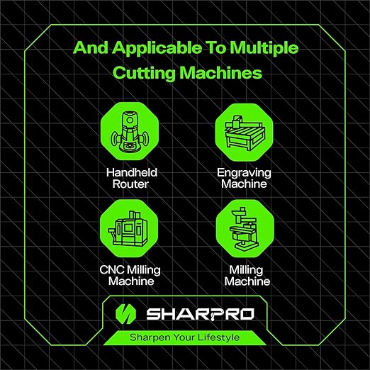Spiral Upcut Router Bit 1/4 Inch Shank 1/4 Inch Cutting Dia. 1'' CL. Extra Long 2-1/2'' OVL. Solid Carbide Up Cut 1/4 CNC Router Bits, Ideal for Wood Inlay, Plunge Plastic