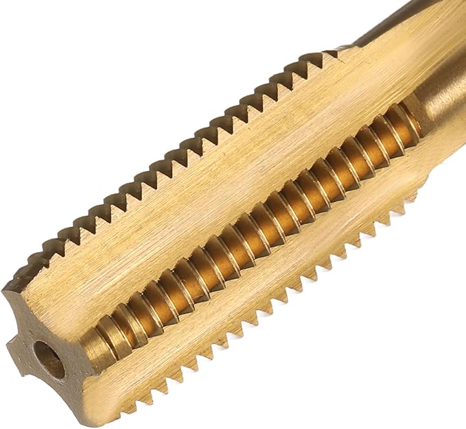 uxcell Metric Thread Tap M14 x 1.5 H2 130mm Straight Flute Screw Thread Milling Machine Taps Threading Tapping Repair Tool