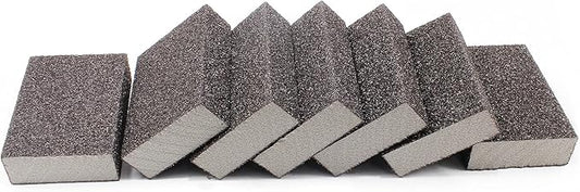36 Grit Coarse Sanding Block - 12Pcs, Wet Dry Sanding Sponge Foam Sandpaper Block Washable & Reusable Sandpaper Sponge for Drywall Wood Plastic Metal Furniture