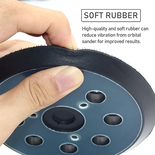 D26451 Palm Sander Pad Replacement, 5 Inch Sander Backing Pad Compatible with DeWalt D26453 Random Orbital Sander