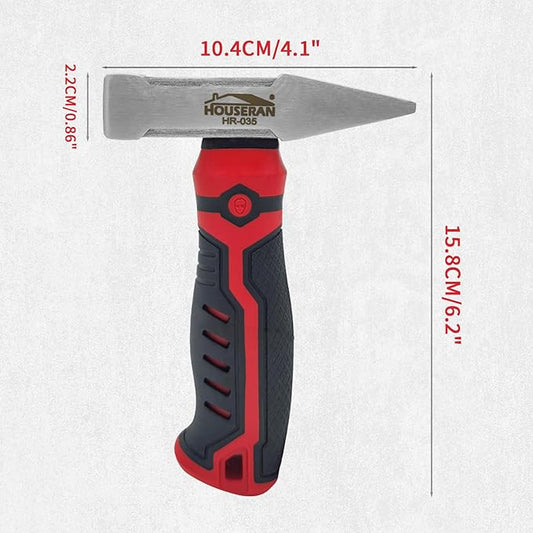 Engineer Hammer, Small Mallet for Construction, Masonry, Tinners Sheet Metal, Chipping Hammer Ideal for Home Repairs, Engineers Work, Construction Sites, Artwork Processing