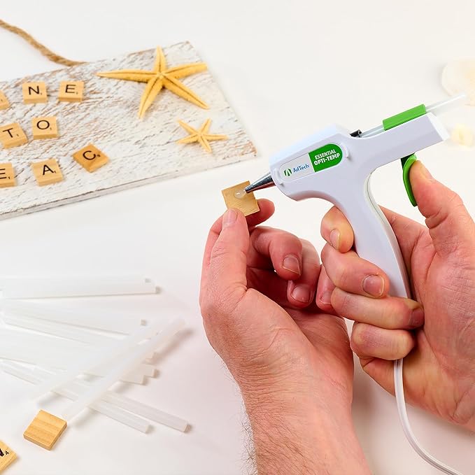 AdTech Mini Artistick 4" High Performance Stringless Hot Glue Sticks - 30 Sticks, Hi-Temp, Strong Bonding for Crafts, Repairs, and DIY Projects