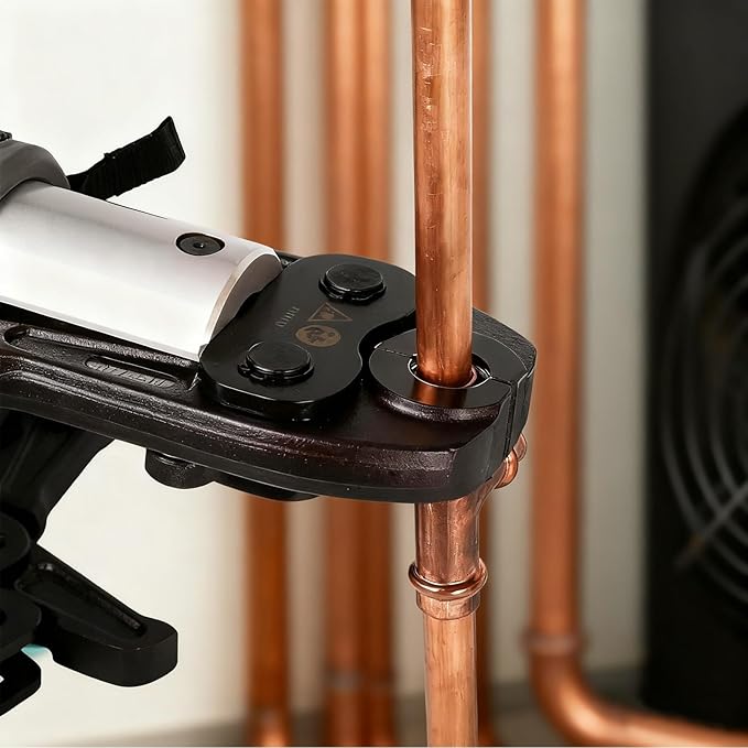 ZUPPER 7PCS Press Jaws Kit 1/4" to 1 1/8" for RLS ACR Copper Pipes Compatible with Standard Press Tools (32 kN/ 7,200 lbs) Suitable for HVAC/R, Refrigeration Hydraulic Pressing Tools
