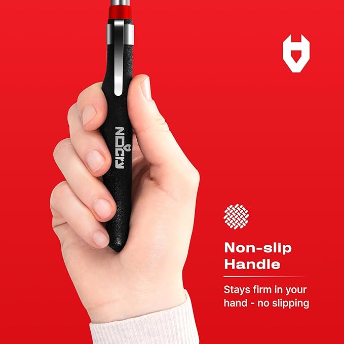NoCry Heavy Duty Telescoping Inspection Mirror ??3.23 Inch Round Mirror on a Stick; 2-in-1 Storage Pouch; Extendable Mirror up to 30in; Non-Slip Handle; 360째 Inspection Mirror Telescoping Swivel Head