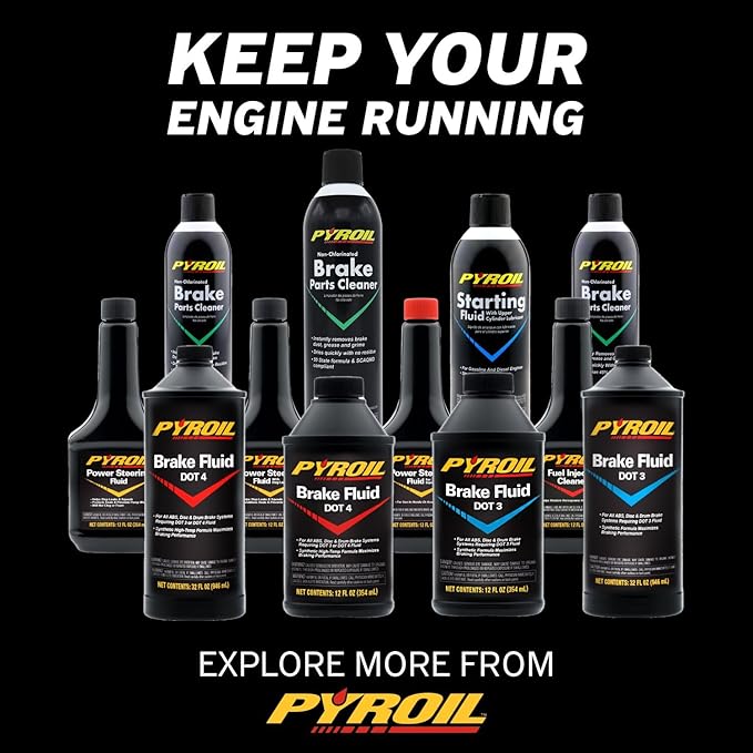 Non-Chlorinated Brake Parts Cleaner, Instantly Removes Brake Dust, Grease & Grime, Quick Drying, 13 Oz (Pack of 12)