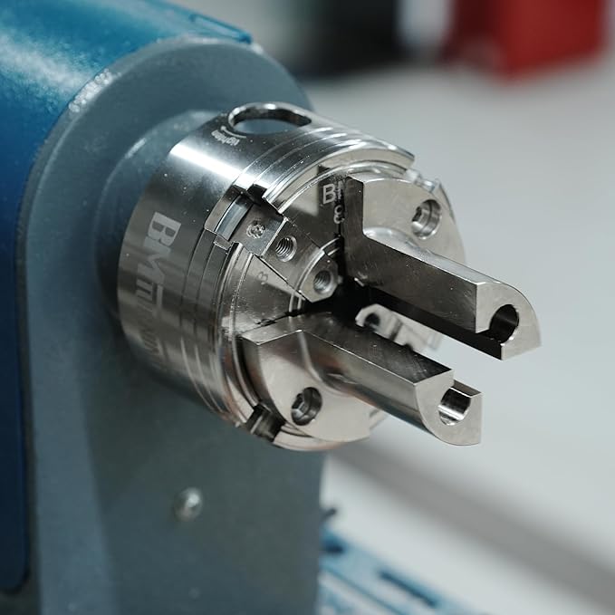 BMT-J6034 Pen Blank Jaws for Woodturning Lathe Chucks, V-grooves of the two jaws hold blanks securely, Compatible with Super NOVA 2, G3.
