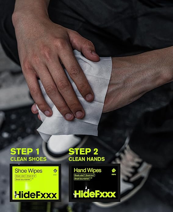 Sneaker Cleaning Wipes 56 Pack, Individually Packaged, Easy to Carry, Fits in Pocket