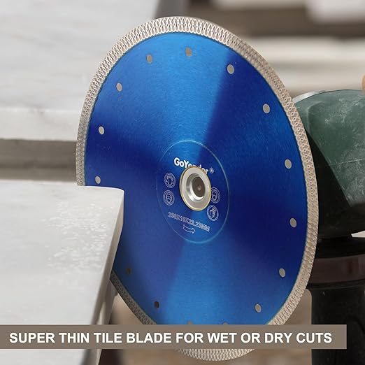 GoYonder 10 Inch Super Thin Diamond Saw Blade for Cutting Porcelain Tiles,Granite Marble Ceramics