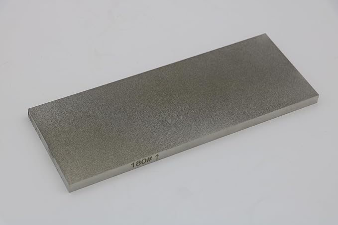 CBN Sharpening Stone 8 inch Double-sided Whetstone Knife Sharpener 8??x 3?? for Sharpening High Speed Steel,Special Steel,for Both Household and Professional Use (80/180 Grit)