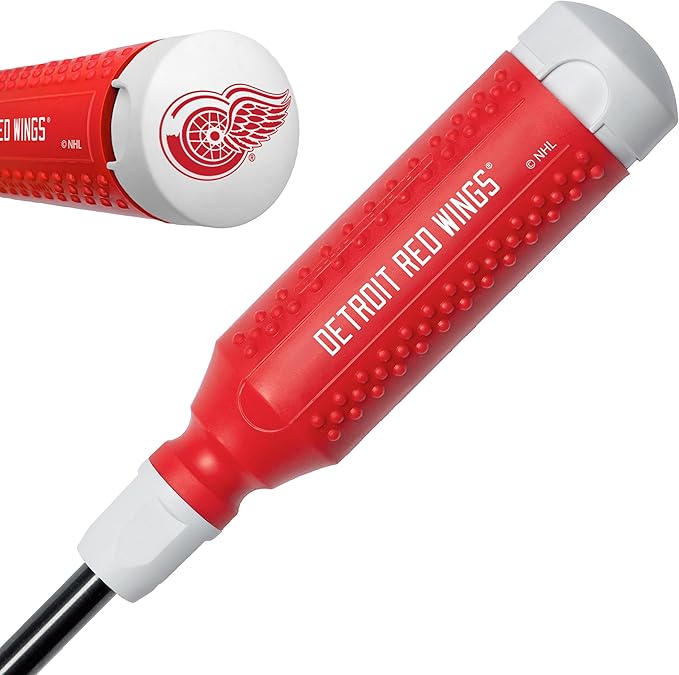 MEGAPRO짰 NHL짰 Team Edition Multi-bit Screwdriver | Officially Licensed NHL짰 Gear | Durable, Ergonomic, Pro-Grade Screwdriver (Detroit Red Wings짰)