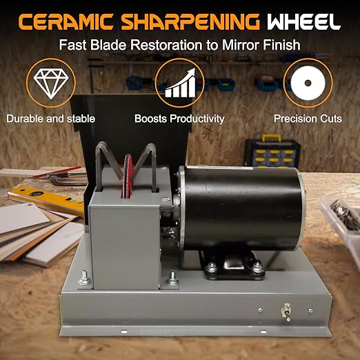 Upgrade 9" Disc Grinder Compatible with RBG 934, 950 Grinders, Fit for RBG 981 Orange Fast Grinder Disc, Replace 9" Lawn Mower Blade Sharpener Disc, 9" x 1/4" x 5/8"