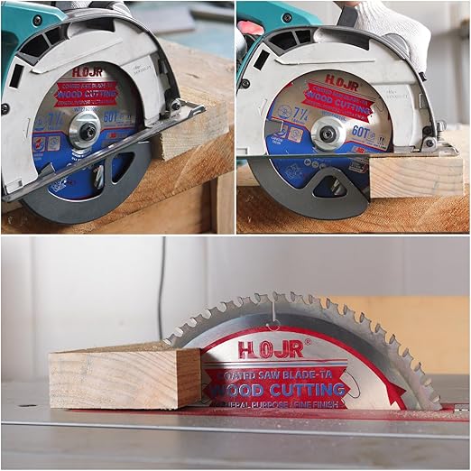 Circular Saw Blade Woodworking TA Series,12" 60-Tooth 1" Arbor, Combination Wood Cutting Saw Blade,Special Anti-Thermal Adhesion Coating on Cutting Edge-TA, Com 12" 60T TA