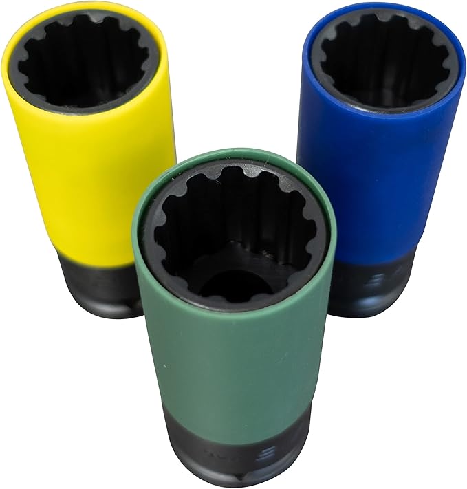 Counteract Socket Pro ??6 Way Socket 3pc Set - 22mm, 7/8", 15/16"mm - 1/2" Drive