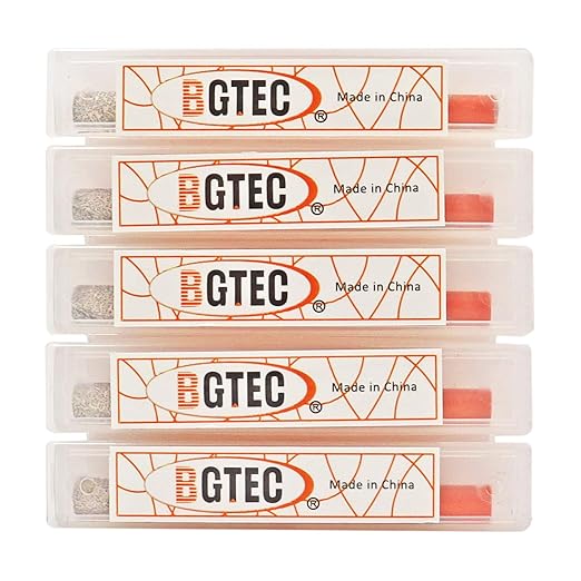 Dry Diamond Drill Bit Set,BGTEC 5pcs 1/4" 6mm Hole Saw for Granite,Marble,Masonry, Concrete, Tile/Ceramic, Glass, Hard Plastic,Vacuum Brazed Diamond Core Drill Bit Kit