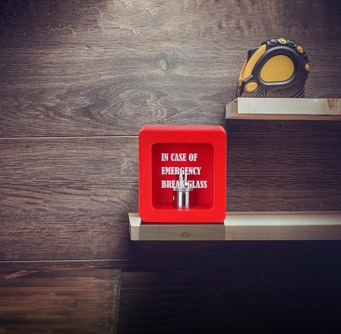 10mm Socket Display Holder,In Case of Emergency Break Glass Box,Essential Toolbox Accessory,Gift For Garage Wall,Workshop D챕cor