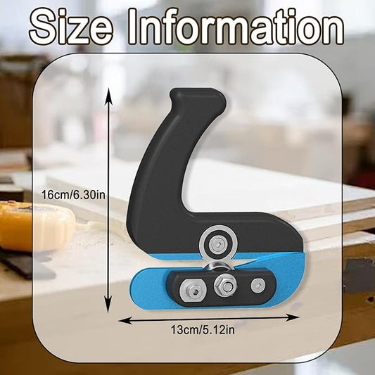 Edge Banding Trimmer, Drywall Edge Cutting Planer Manual Tool, Edge Banding Iron, Trim Cutter, with Handle, Suitable for a Variety of Laminates