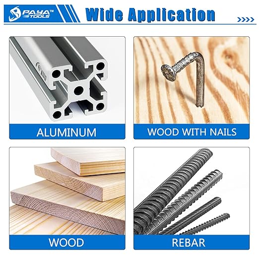 Carbide Oscillating Saw Blades, 1-3/8'' Multitool Blades Quick Release for Heavy Metal, Nail,Aluminium,Pipe, Copper and Other Hard Materials (3-Pack)
