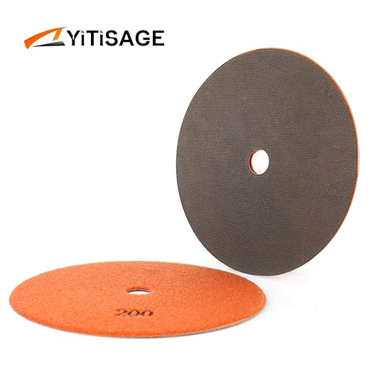 7 Inch Electroplated Diamond Grinding/Polishing Pads Sanding Granite Concrete Glass Metal Stone Grinding Disc(grit 200-1pc)