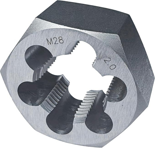 Yamesh M28 x 2 Hex Die Rethreading Die Thread Die Carton Steel For Right Hand