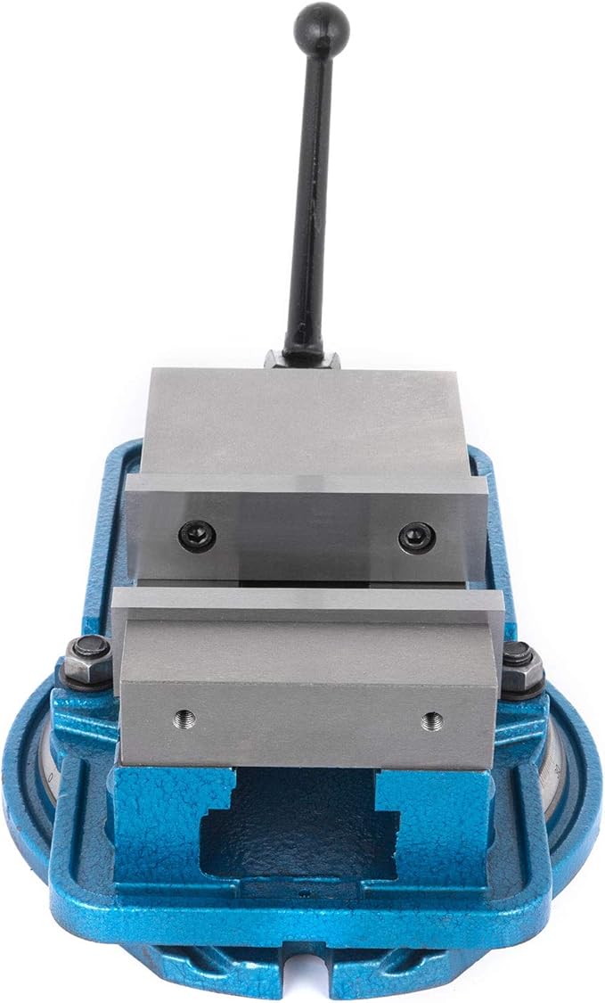 VEVOR 6 Inch Heavy Duty Milling Vise Bench Clamp Vise High Precision Clamping Vise 6 Inch Jaw Width with 360 Degrees Swiveling Base CNC Vise